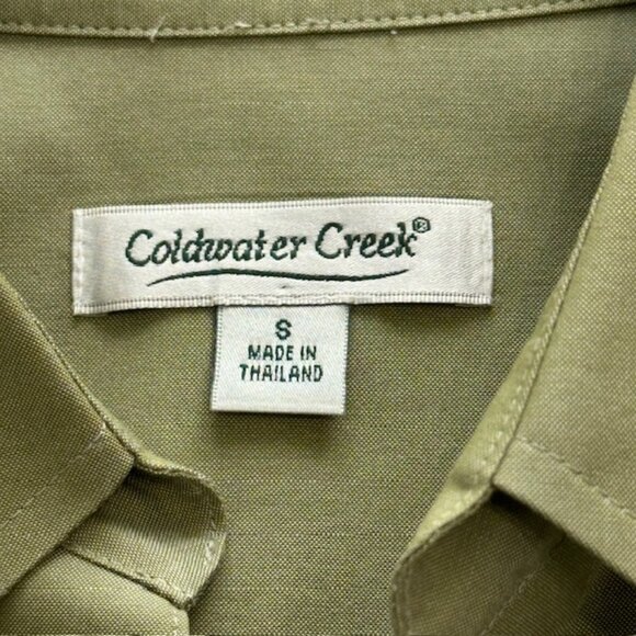 Coldwater Creek Button Up Women's Shirt Sz 8 - Picture 2 of 4